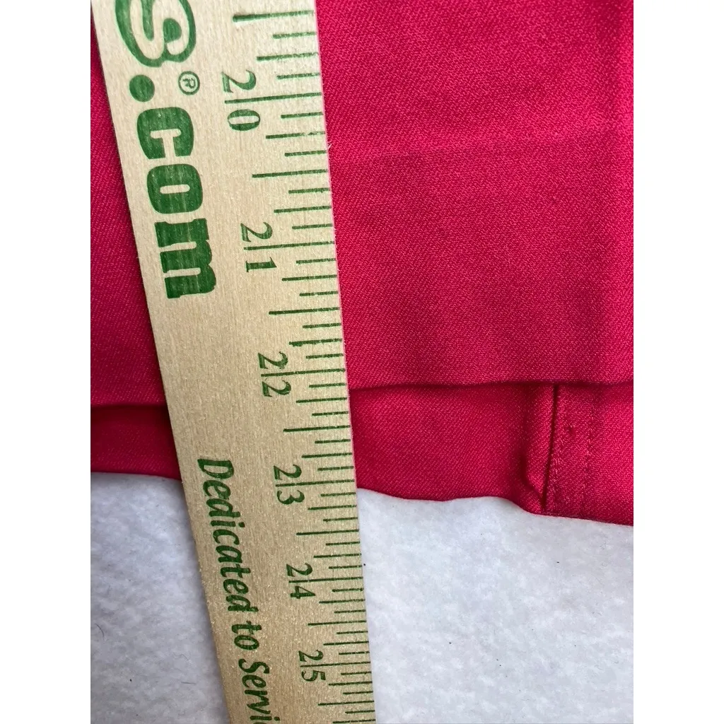 BANANA REPUBLIC Womens Pencil Skirt Red Cotton Blend Size 10 Knee Length - Image 3