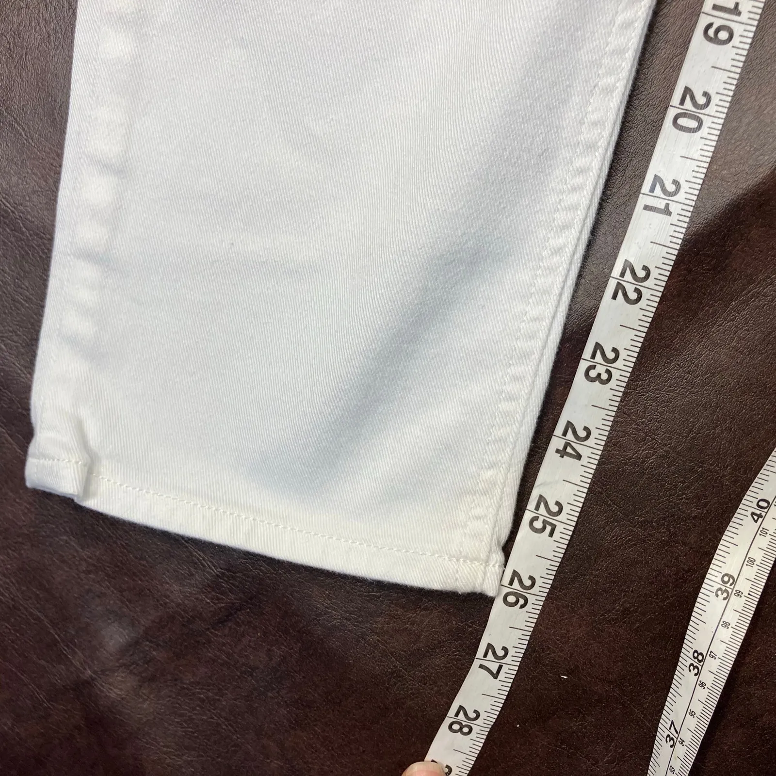 Rag & Bone Dre Low Rise Slim Boyfriend Jeans White Size 29 NWT $225 Classic‎ - Image 15