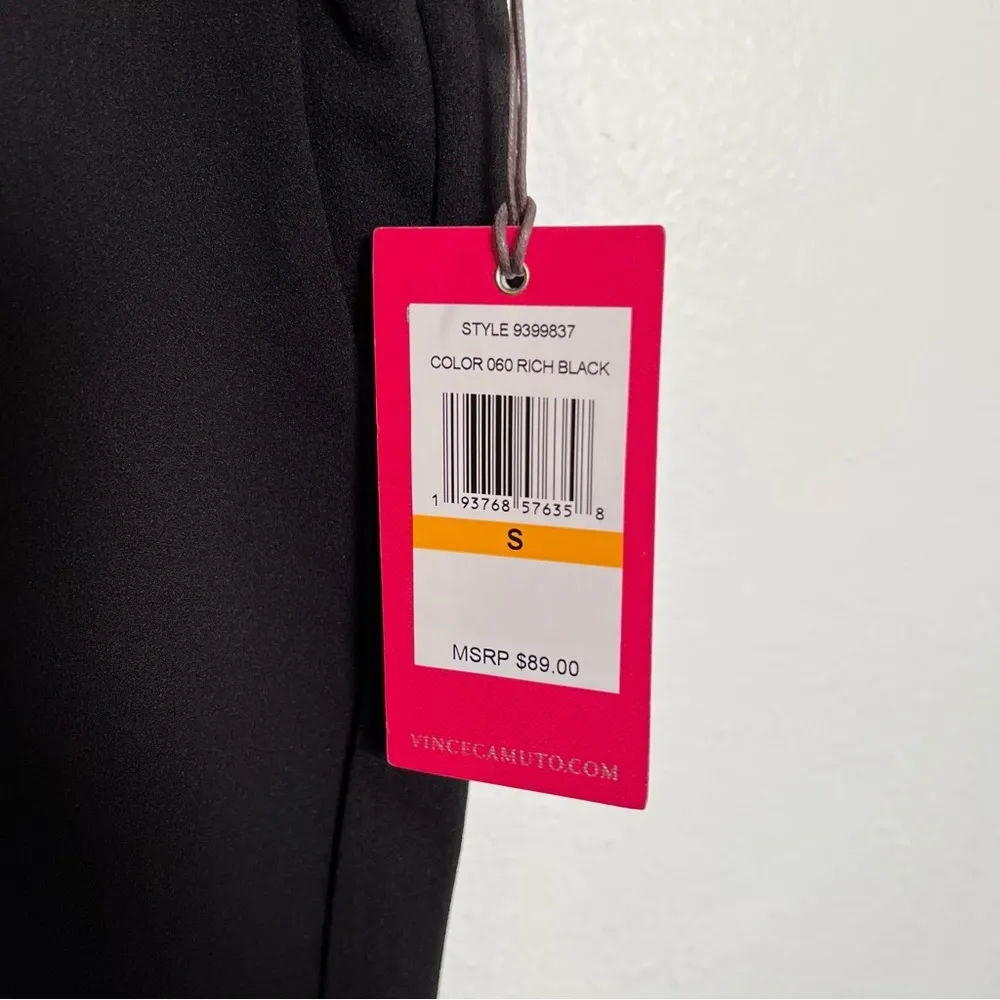 Vince Camuto Cuffed Ankle Pants Rich Black - Image 11