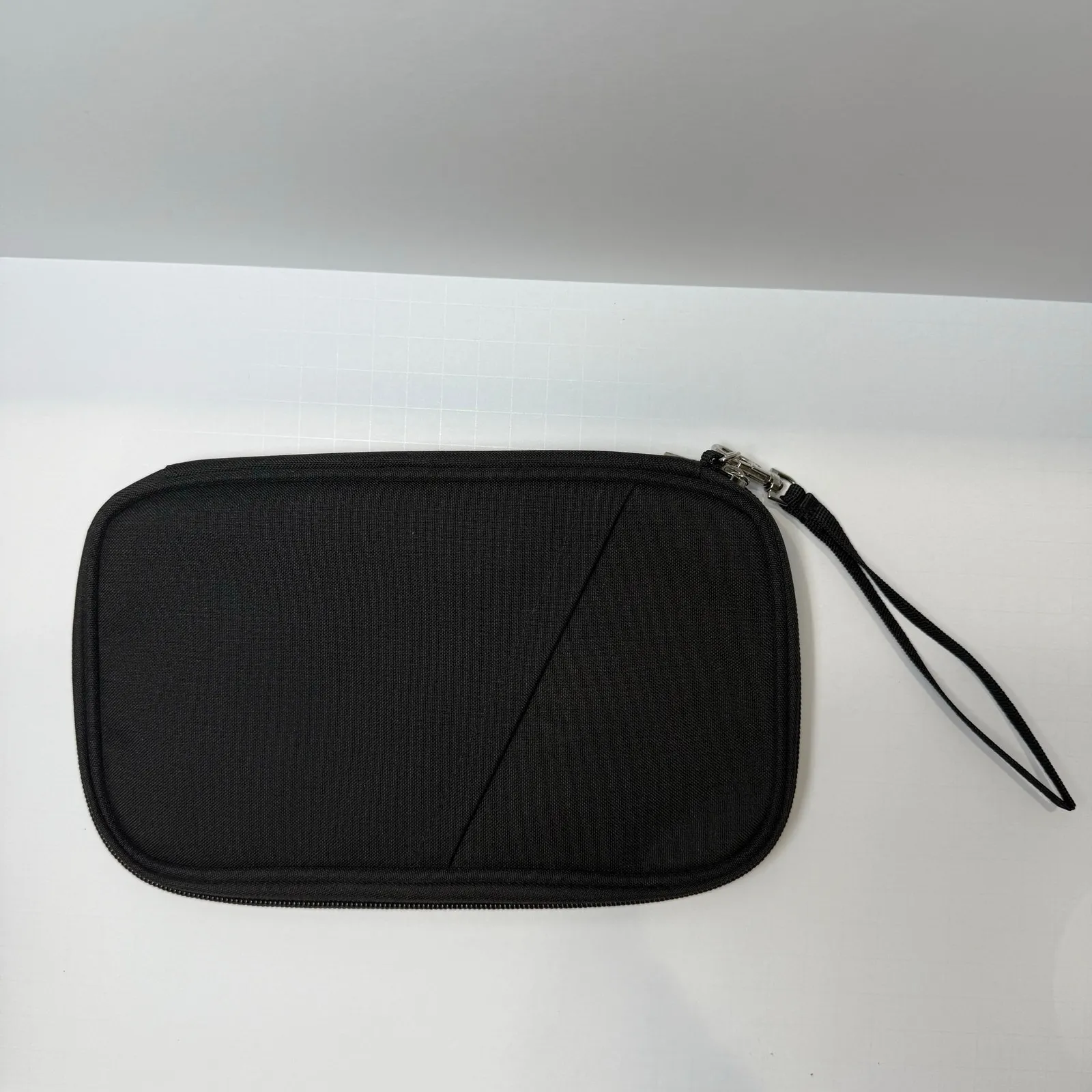 Purple Canvas Passport Travel Wallet RFID Blocking Organizer - Image 4