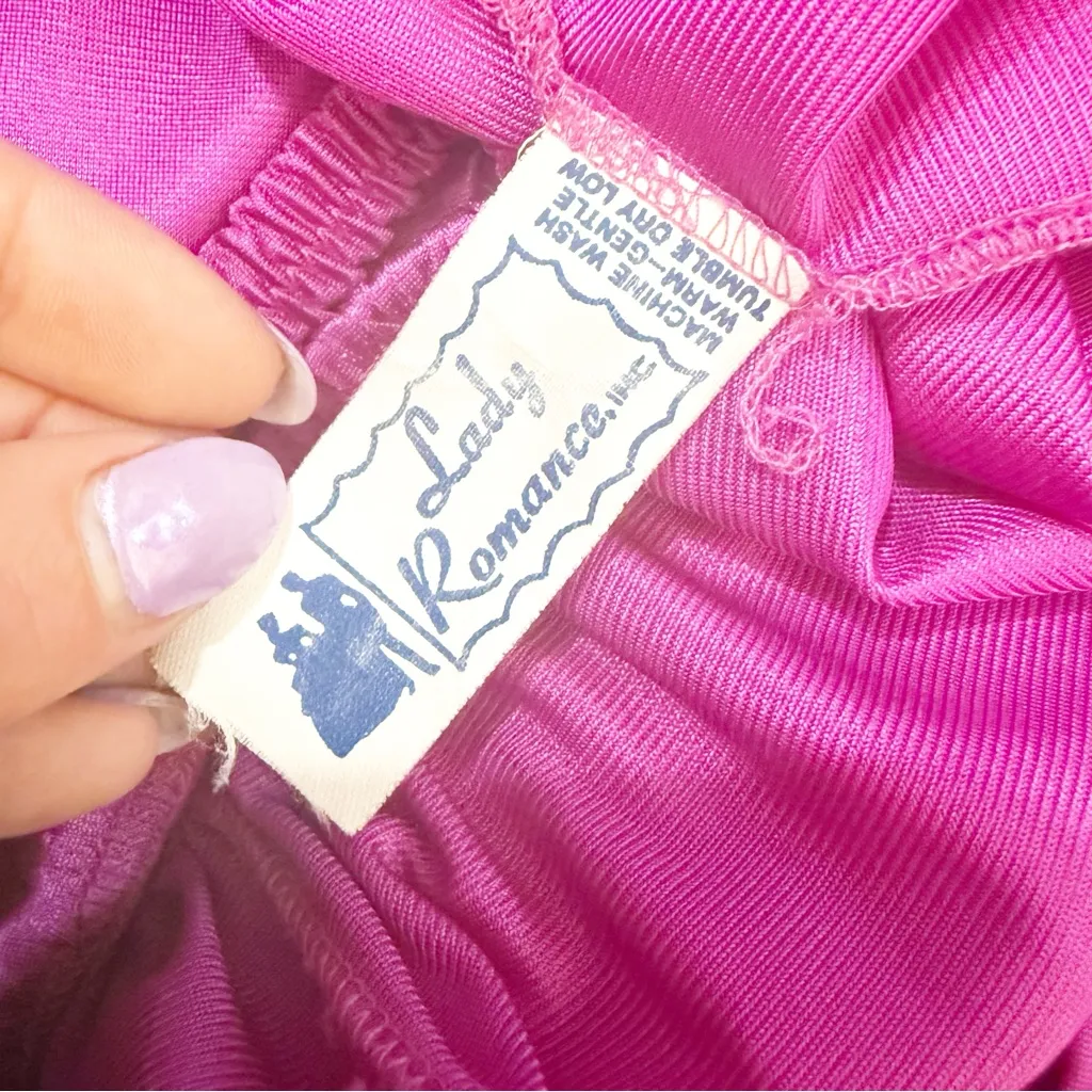 Vintage Lady Romance Night Gown‎ Purple Size undefined - Image 6