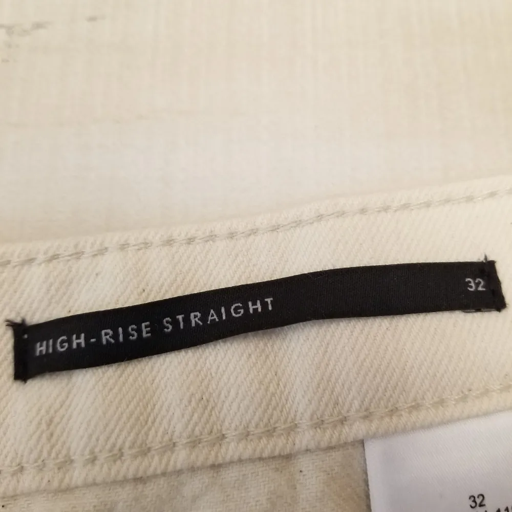 {32} NWT Banana Republic High Rise Straight Raw Hem Ankle - Image 9