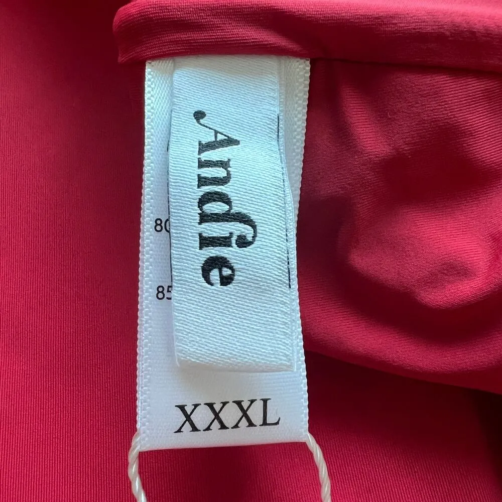 Andie Swim Nantucket One Piece Swimsuit XXXL Cherry Red - Image 3