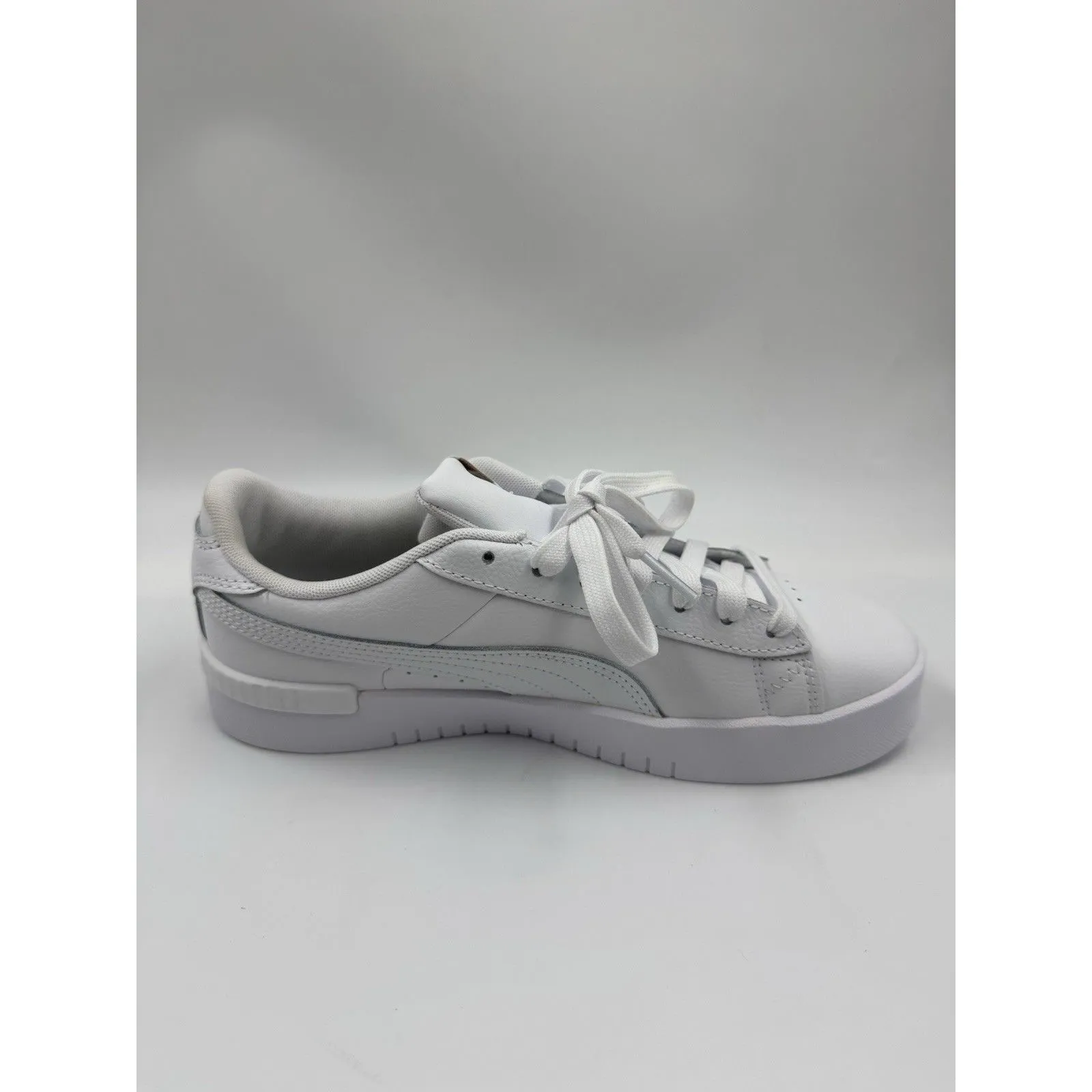 PUMA Court Sneaker, White, Women's Casual Low Top Leather Shoes Size 8 - Image 12