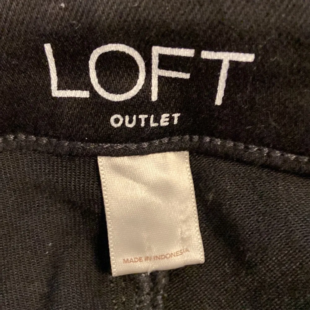 Loft Outlet Black Jeans size 10 curvy skinny excellent condition inseam 30 - Image 7