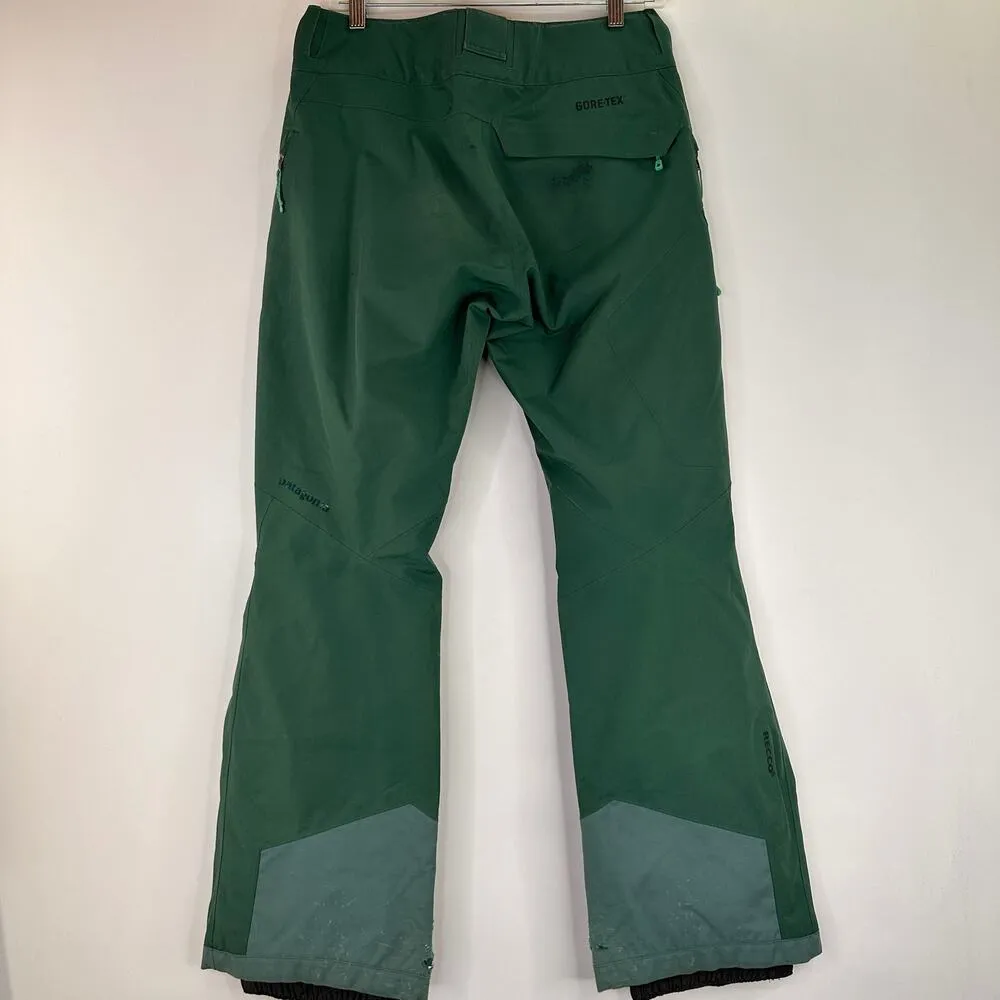 Patagonia Women's Green Snow Snowboarding Ski Pants Size Small - Image 5