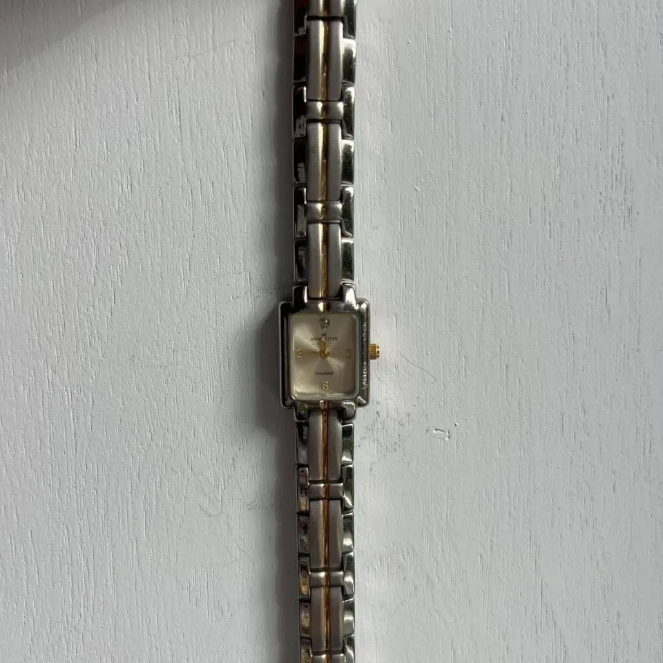 Anne Klein TWO TONE AK  DIAMOND WATCH - Image 5