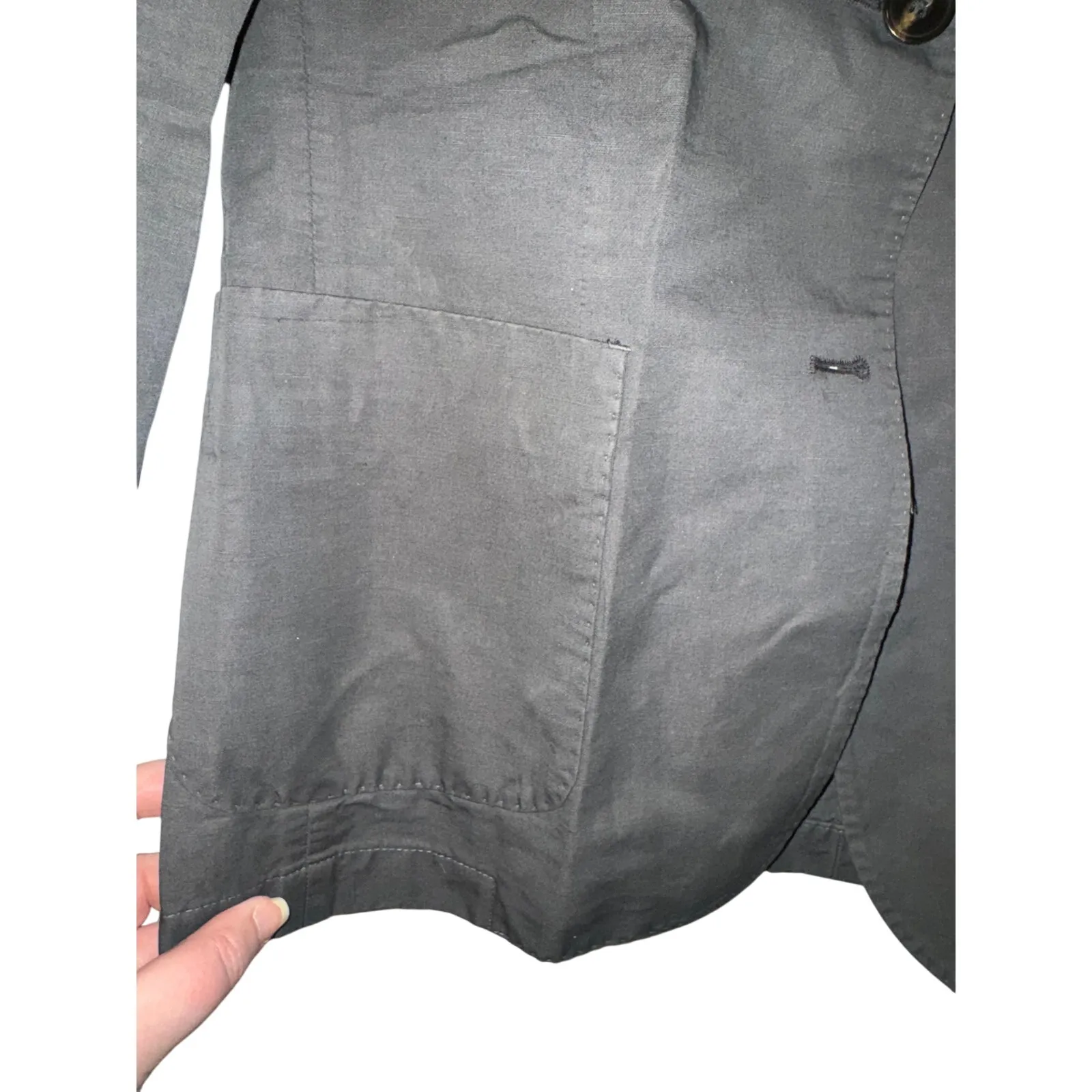 OFFICINE GENERALE Lady Vanessa Jacket
French Size 40 / US Size 8 New MSRP $742 Gray - Image 10