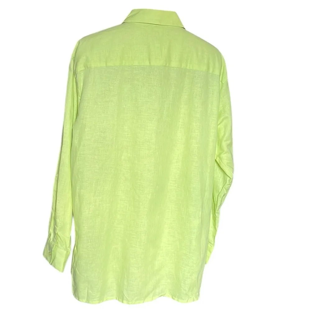 Harve Benard Linen button down Blouse - Image 3