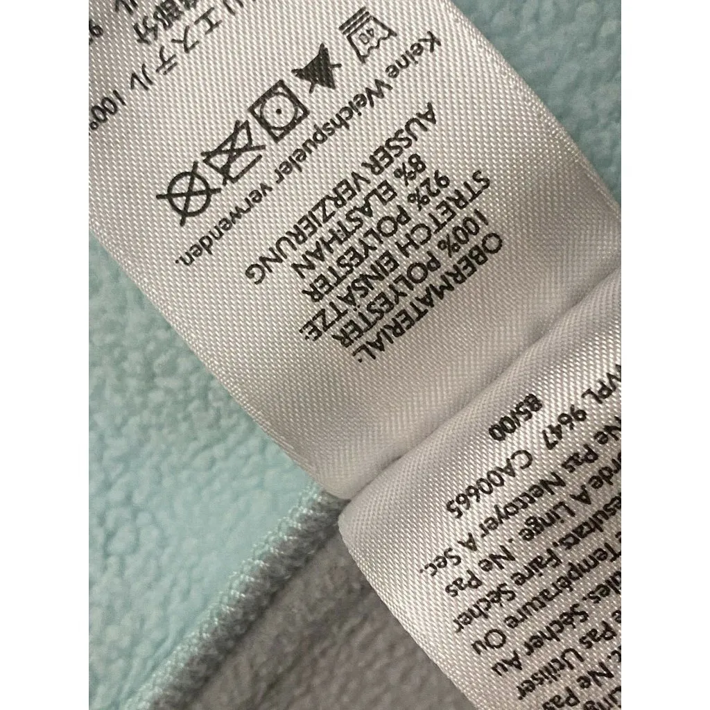 Eddie Bauer 365 Polartec windcutter fleece Vest womens sz L Blue Green Gray - Image 7