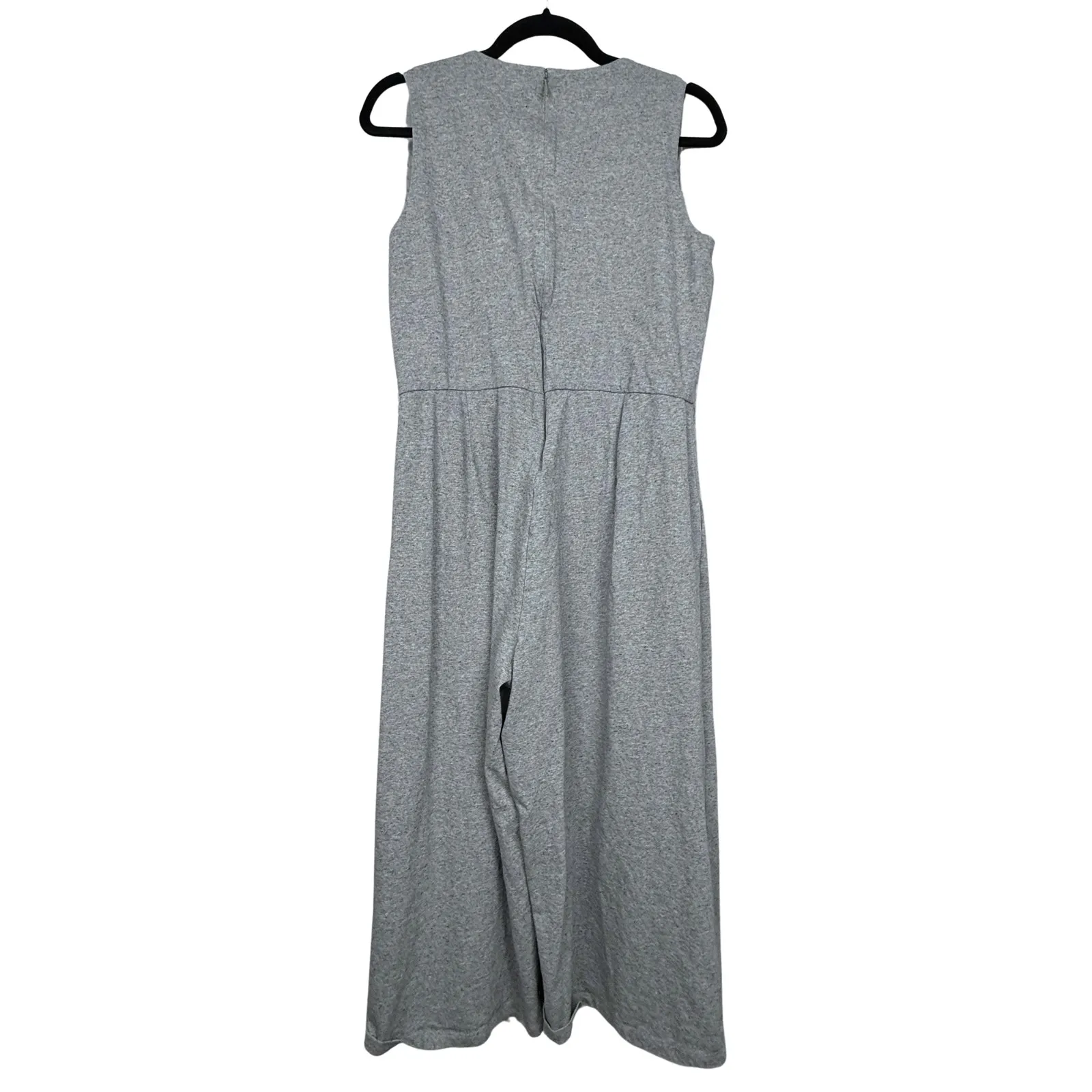 Eileen Fisher Casual Gray Sleeveless Wide-Leg Jumpsuit Summer Formal - Small - Image 6
