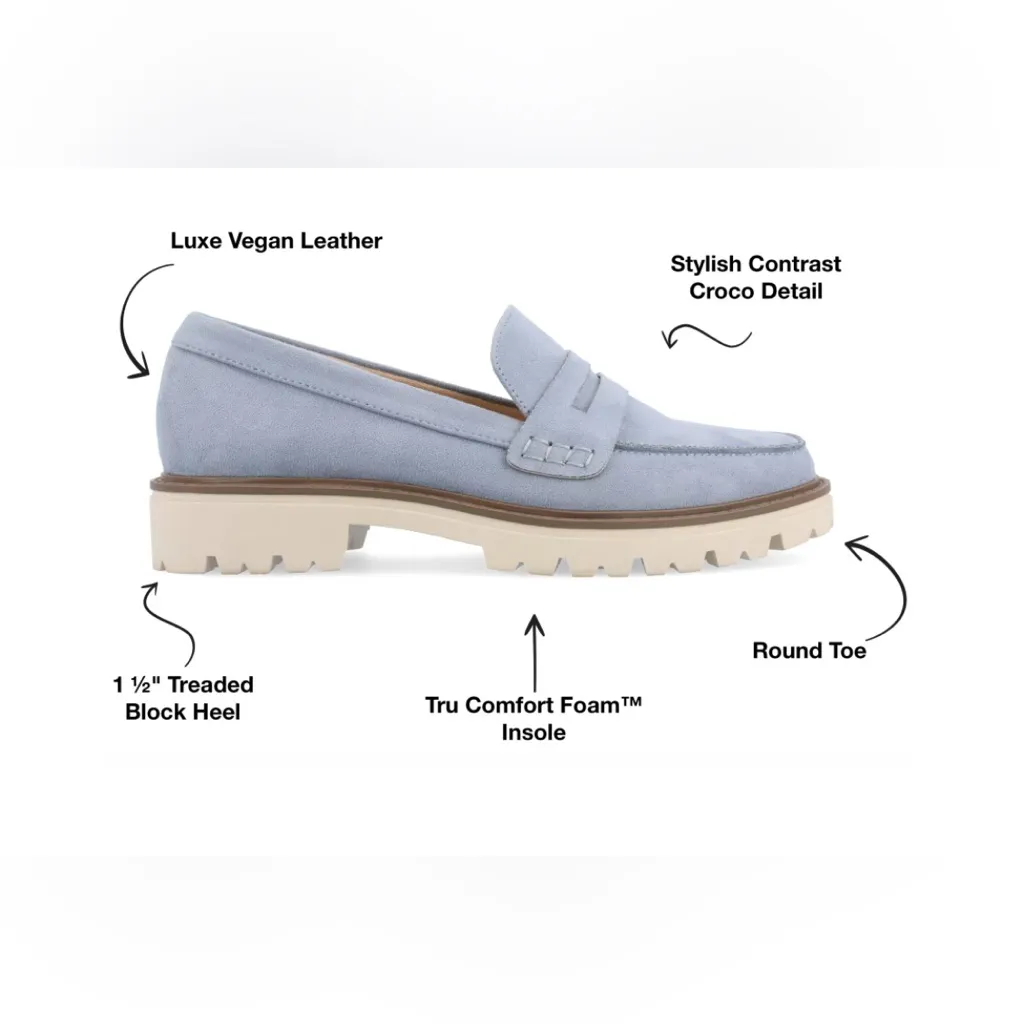 Journee Womens Kenly Tru Comfort Foam Slip On Round Toe Loafer Size 7 NW… - Image 2