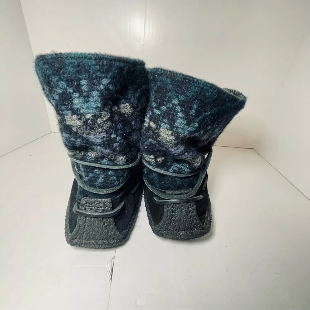 Yuketen Moccasin Wool Ankle Boots Size 9 - Image 6