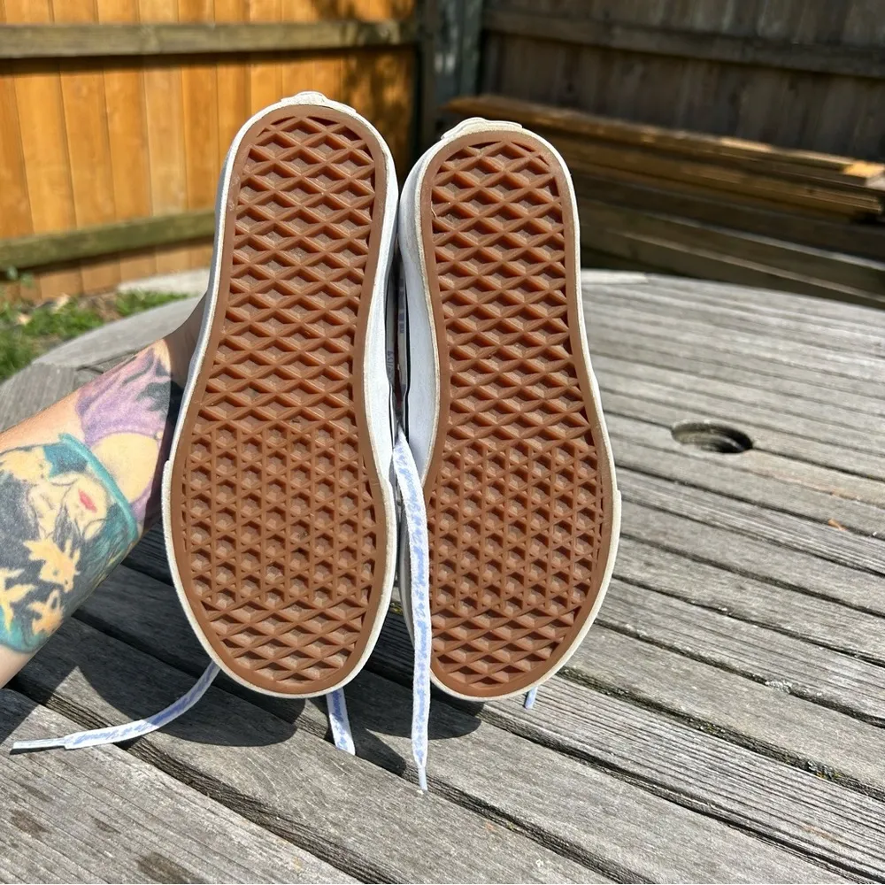 Vans Era Breast Cancer Awareness DIY Retro Self‎ Check True White Women's 5.0 - Image 3