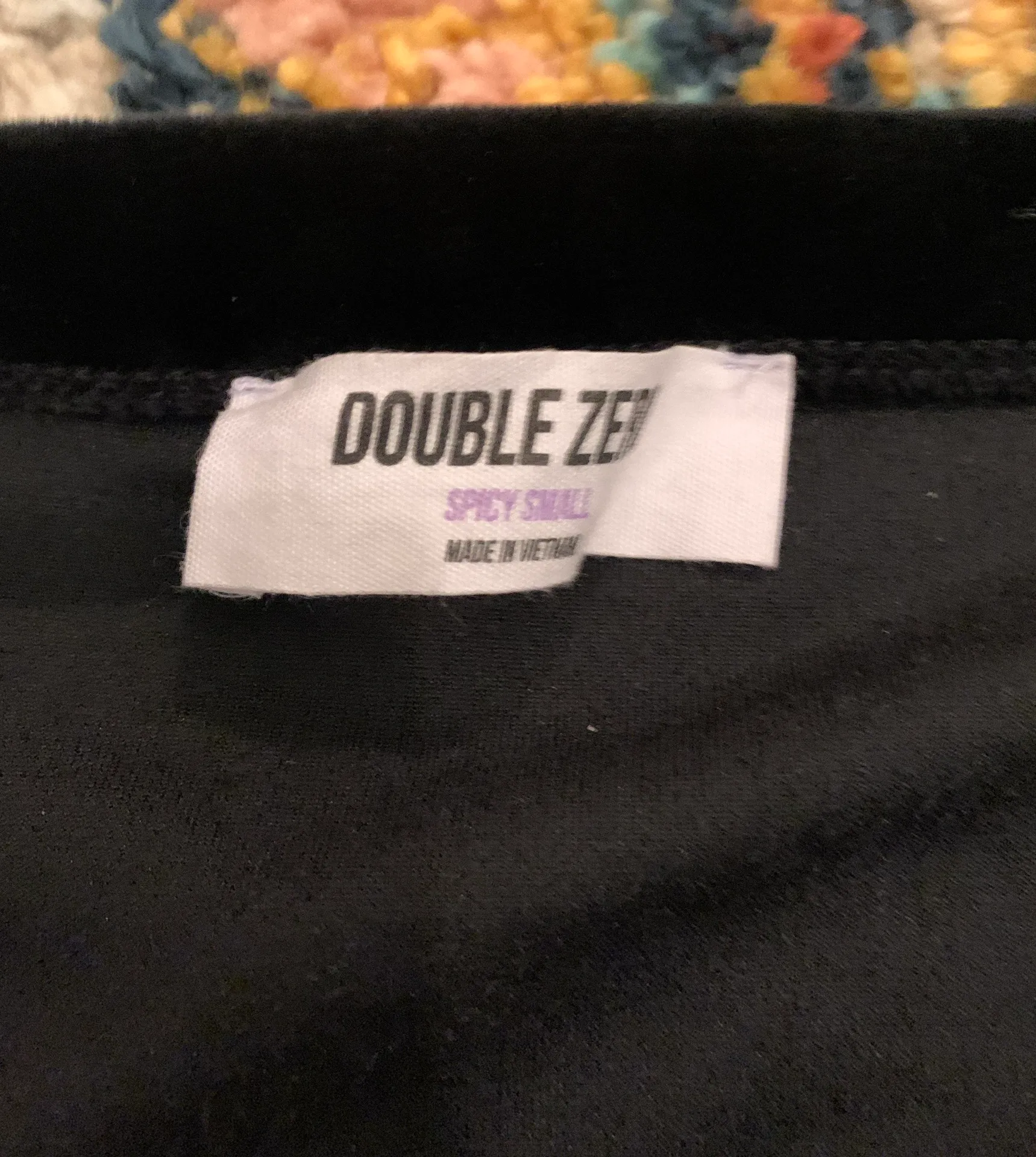 Double Zero  Velvet Biker Shorts - Image 4