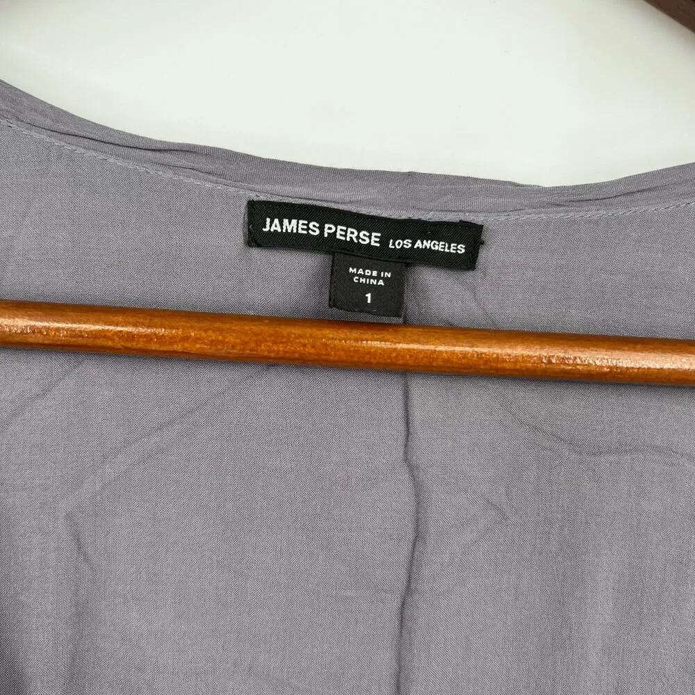 James Perse lagenlook pullover tank top tunic dress pockets size 1 US small - Image 4