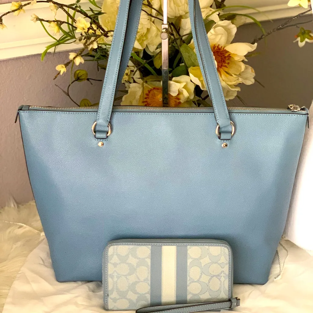 Coach  Gallery Tote Bag and Wallet Set - Image 3