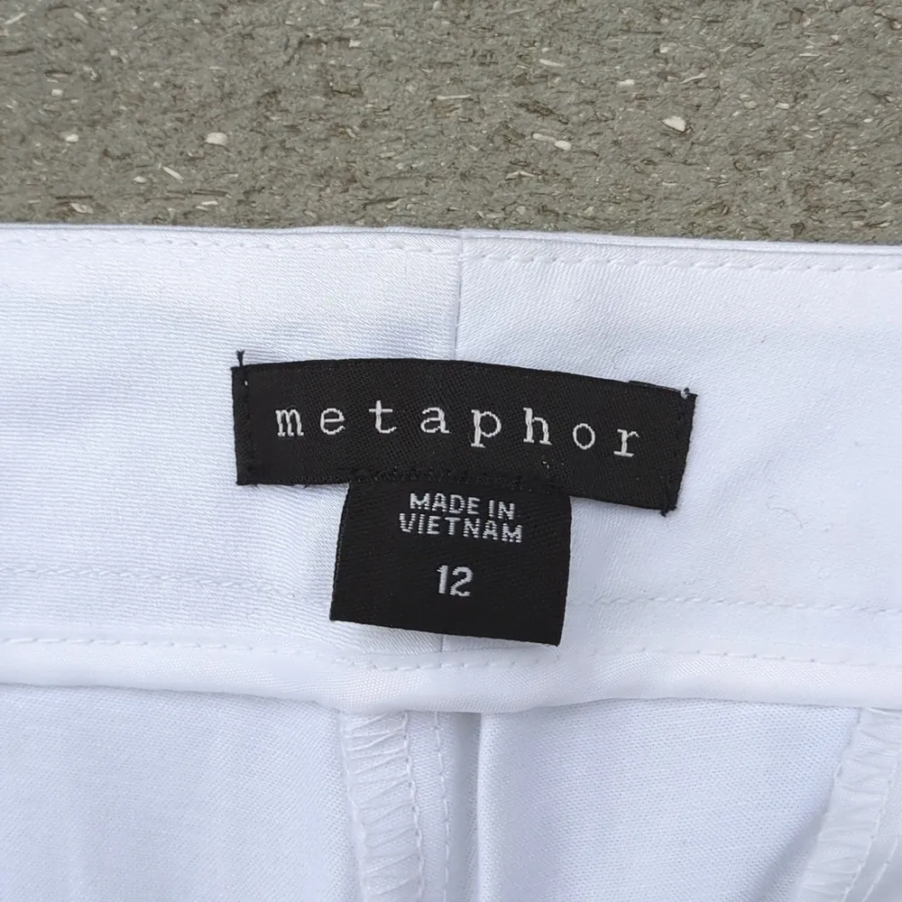 NWT Metaphor Sateen White Ankle Pants | White Ankle Pants - Image 7