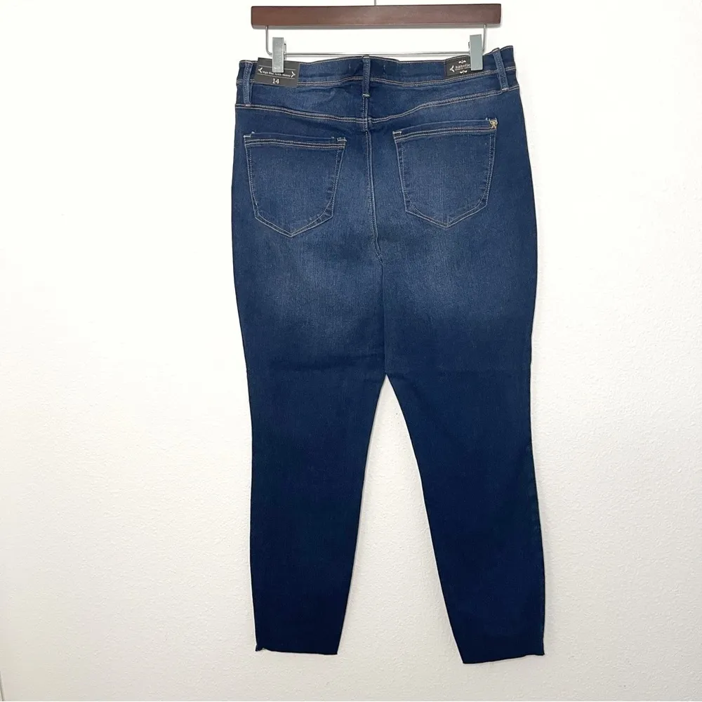 NANETTE LEPORE Plus Belle High Rise Ankle Skinny Jeans plus size 14 NWT - Image 8