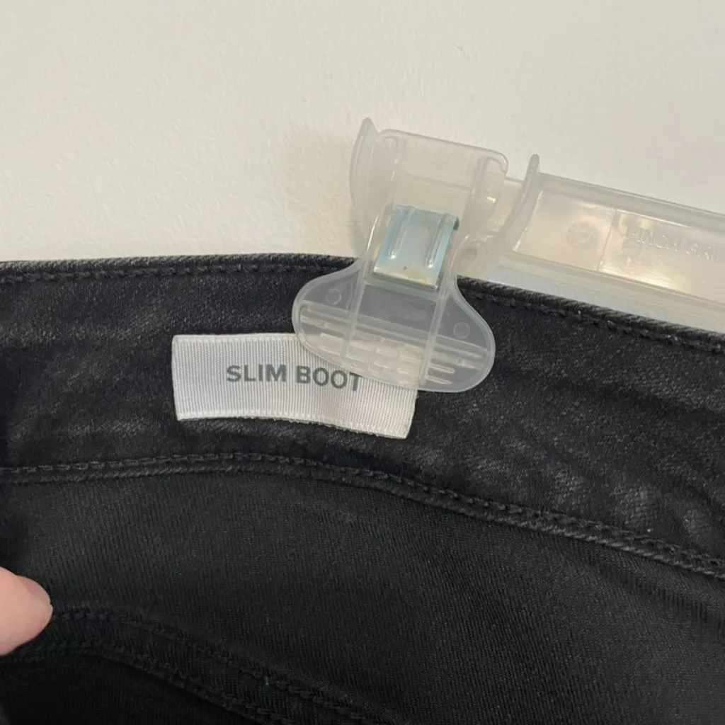 TORRID Plus Size Slim Boot Jean Vintage Stretch Black Mid Rise Bootcut Jeans 18 - Image 9