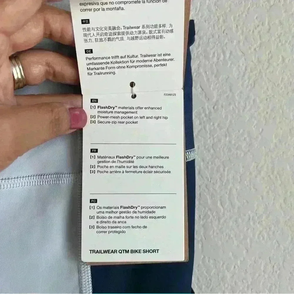 The North Face‎ Women's Trail Wear Dusty Blue OKT Trail Shorts Size Small NWT - Image 5