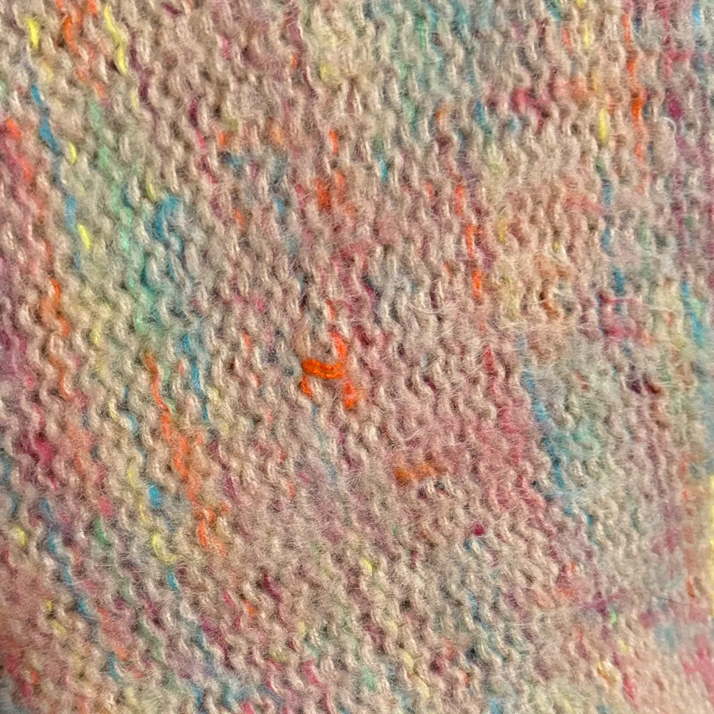 💖 Earthbound Chunky Knit Oversized Sweater Rainbow Dopamine - Image 5