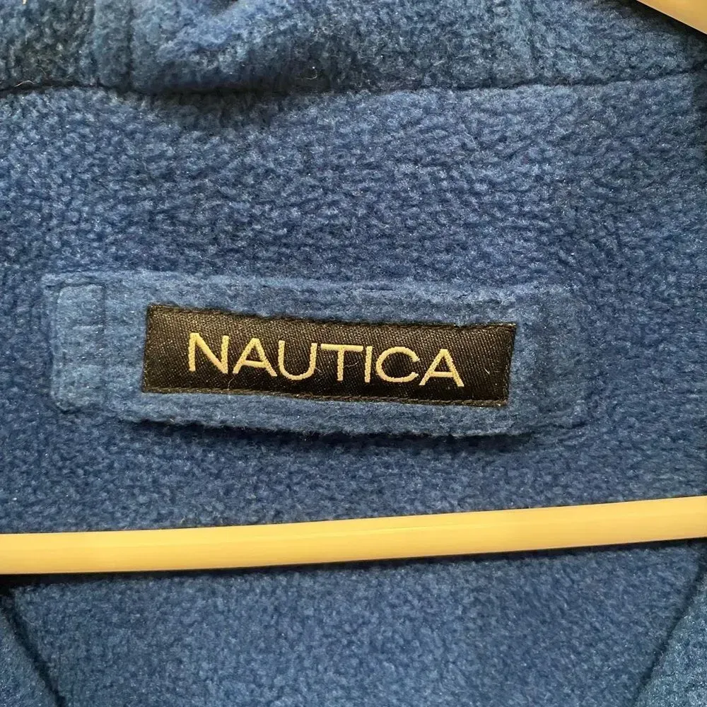 Nautica Fleece Reversible Hooded Vest women’s XL‎ - Image 7