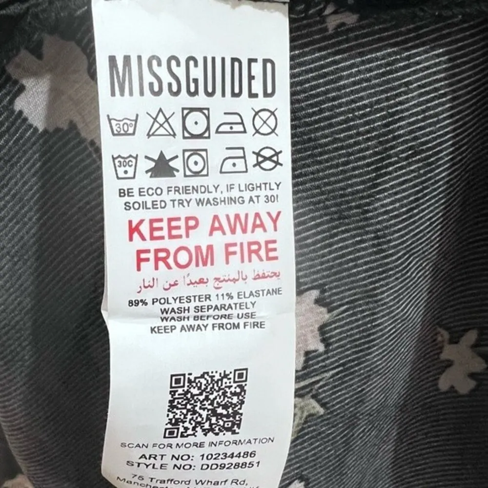 black floral half button mini dress size 0 NWT - Image 11