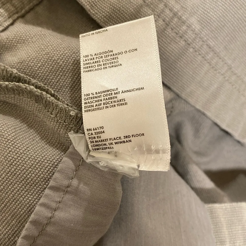 BDG Urban Outfitters Sage Green Overall Dress Size XS - Image 9