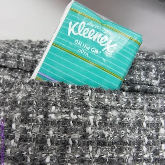 NEW White House Black Market‎ Belted Tweed blazer Jacket With Removable B… - Image 14