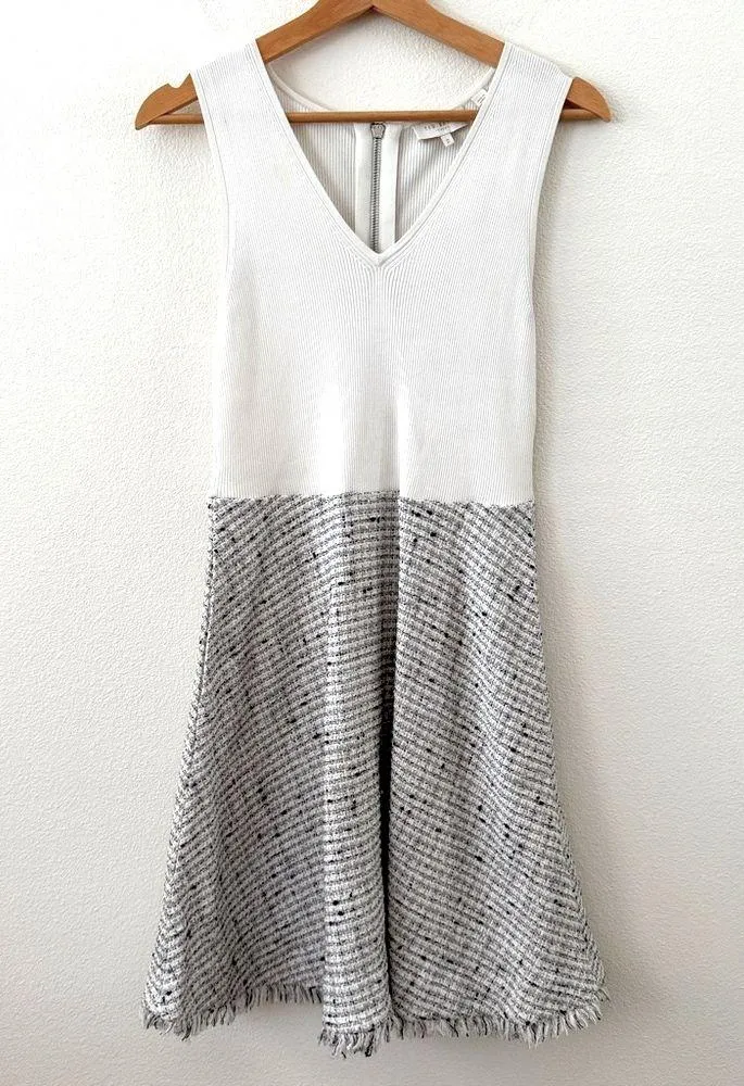 Ted Baker Adalad V-Neck Tweed Skater Dress 2 - Image 5