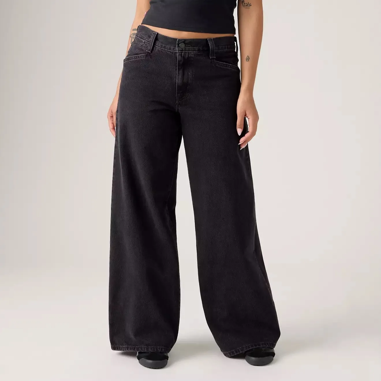 Levis Jeans Womens '94 Baggy Wide Leg size 29 100% Cotton Denim - Image 8