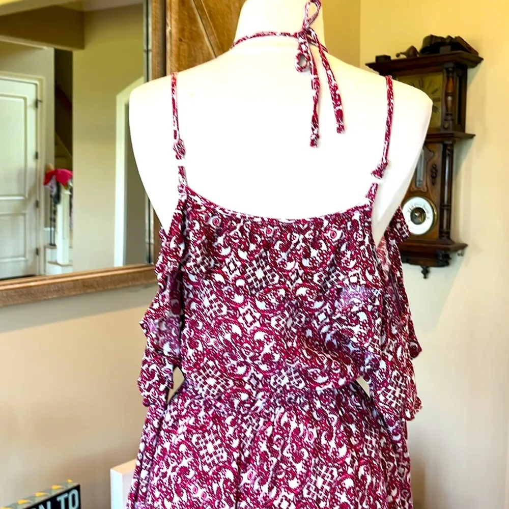 Fuschia Print Jumpsuit - Image 8