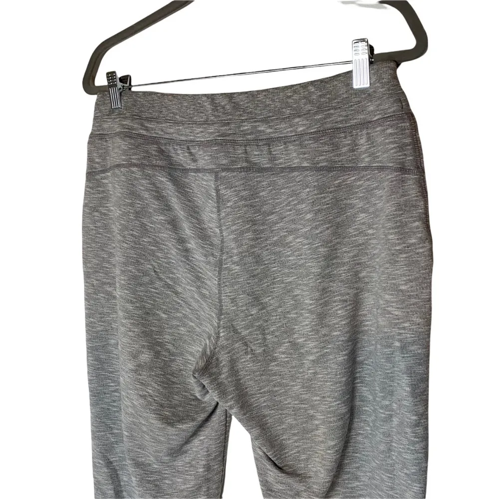 Athleta  Techie Heathered Space Dye Grey Jogger Sweatpants Medium - Image 5