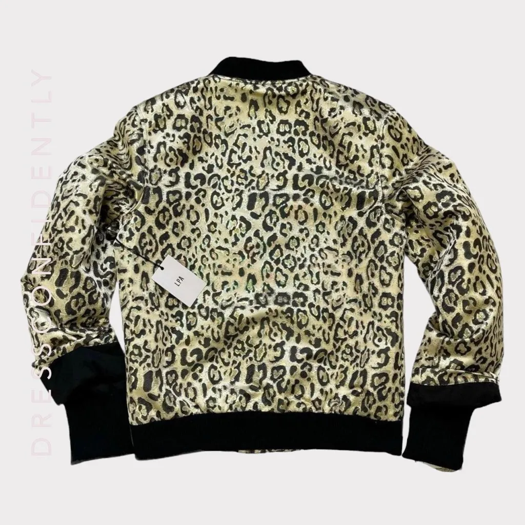 LPA THE LABEL Leopard Metallic 575 Jacket - Image 8