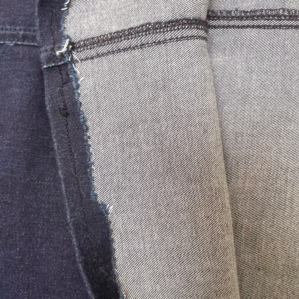 NYDJ Stretchy Denim Ibiza Blues High Waist Knee Length Skirt, size 6 - Image 10