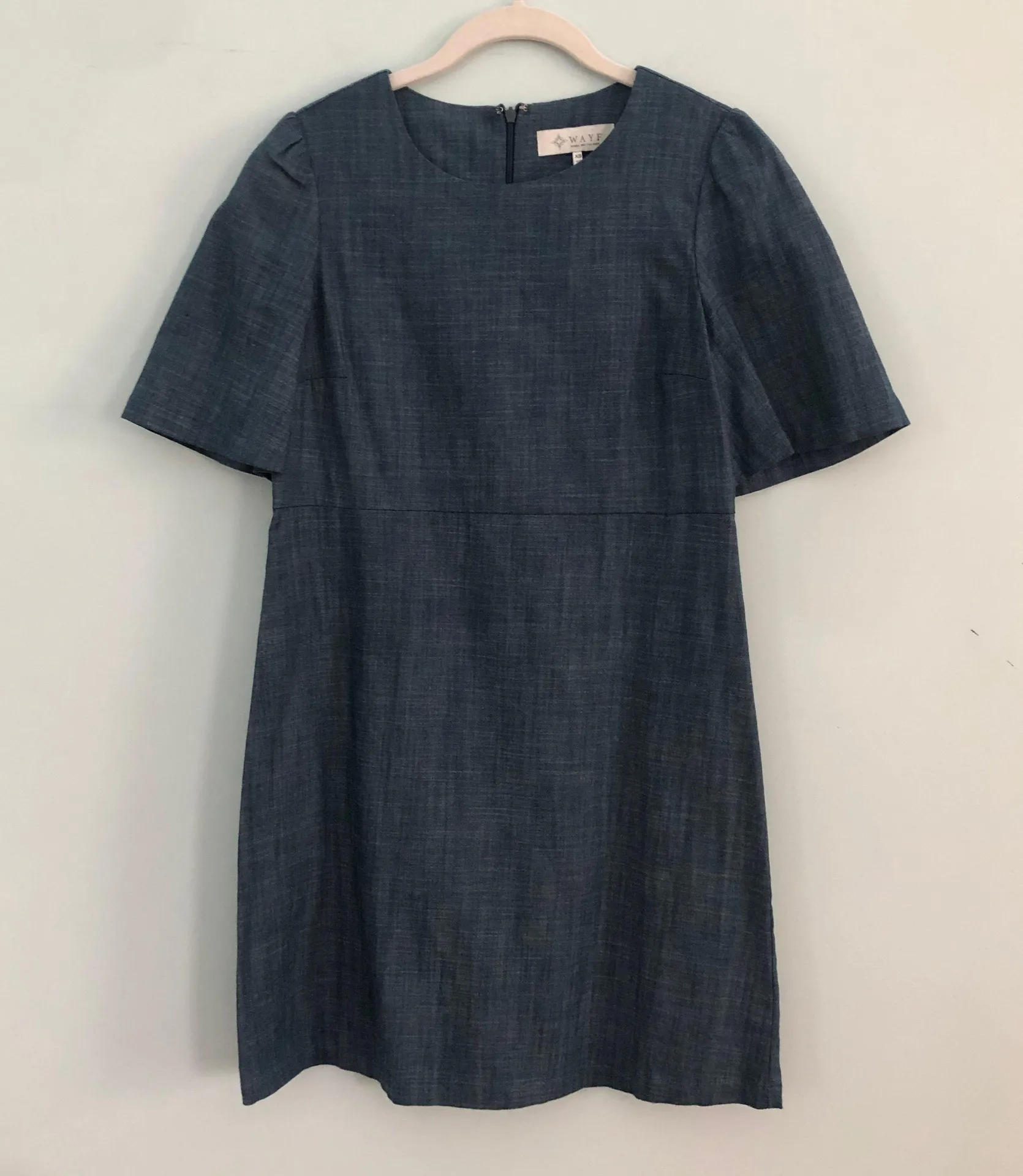 A Line Chambray Dress - Image 6