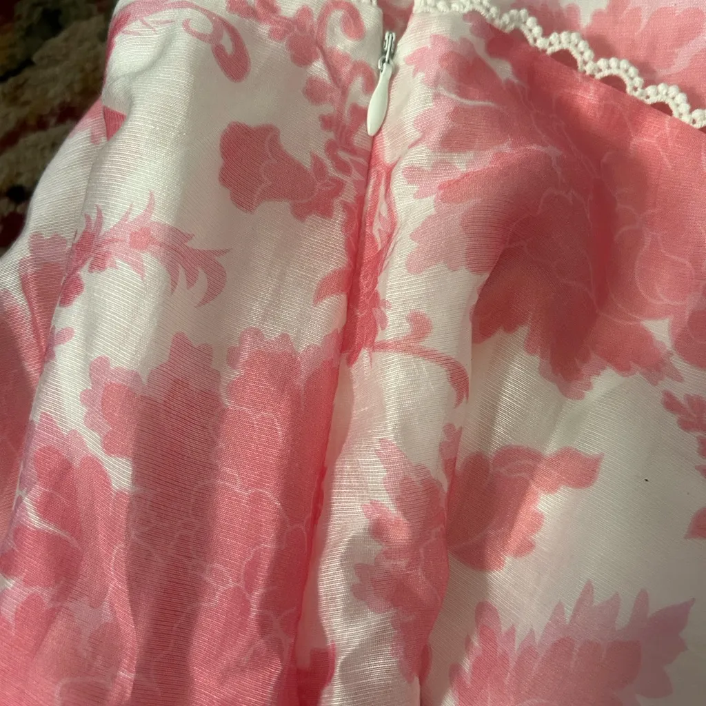 Petal & Pup Pink Floral Skirt - Image 6