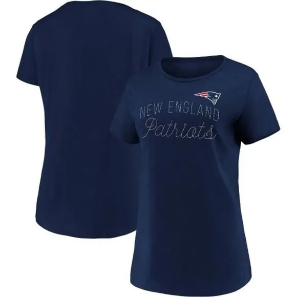 NFL Team Apparel Women’s New England Patriots Short Sleeve T-Shirt - Image 27