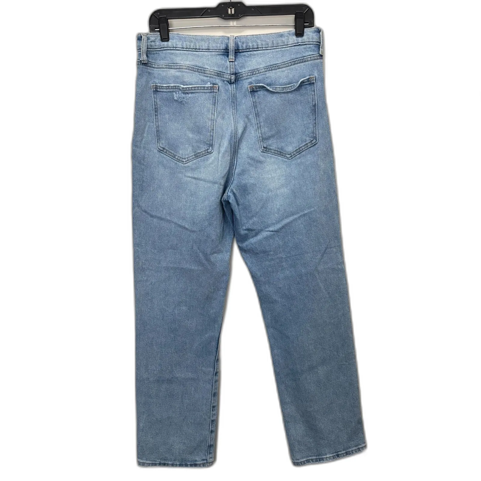 Altar'd‎ State Straight Leg Jeans Light Wash Asymmetric Crossover Waist Size 30 - Image 4