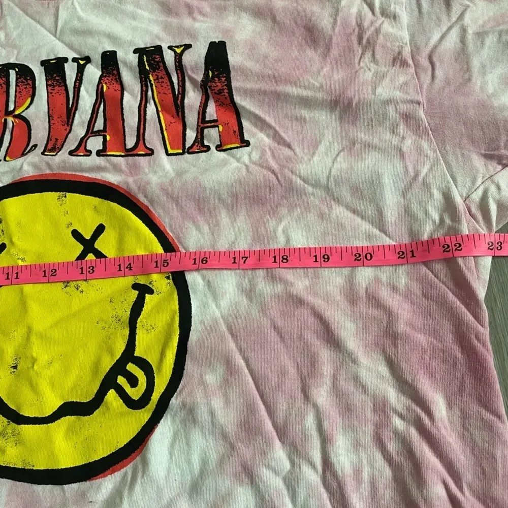 NWOT Nirvana Pink Tie Dye Band T-Shirt size XL - Image 5