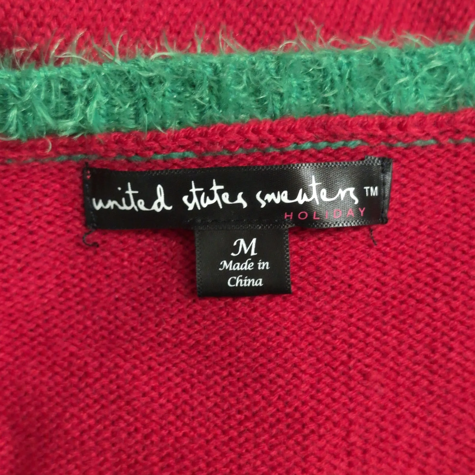 United States Sweaters Ugly Christmas Snowmen Presents Crew Neck Size M - Image 8