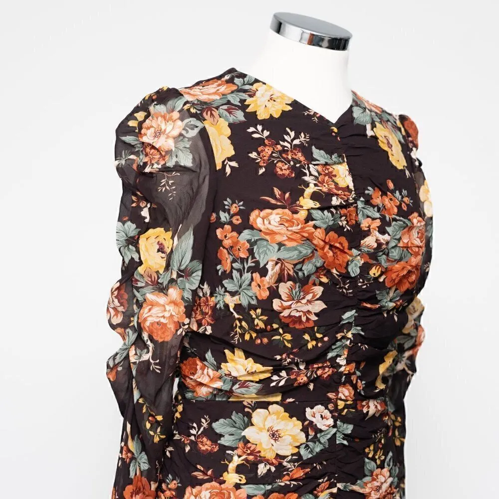 Veronica Beard Hedera Silk Floral Mini Dress - Image 10