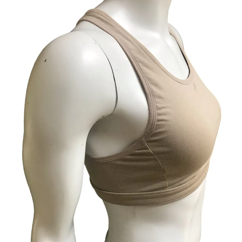Patagonia Mesh Tan Sports Bra Women's Size Medium - Image 4