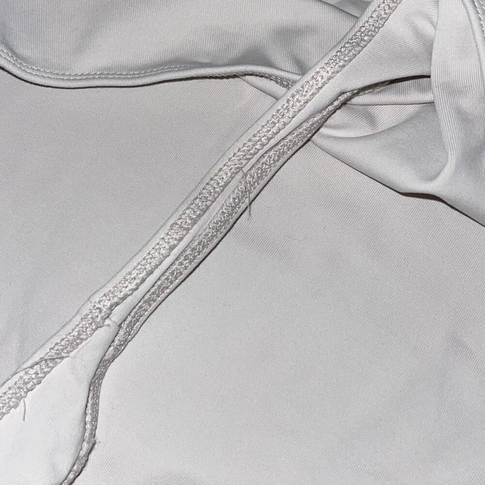 Aritzia Babaton Womens V-Neck Criss-Cross Back Sleeveless One-Piece Bodysuit Sto - Image 4