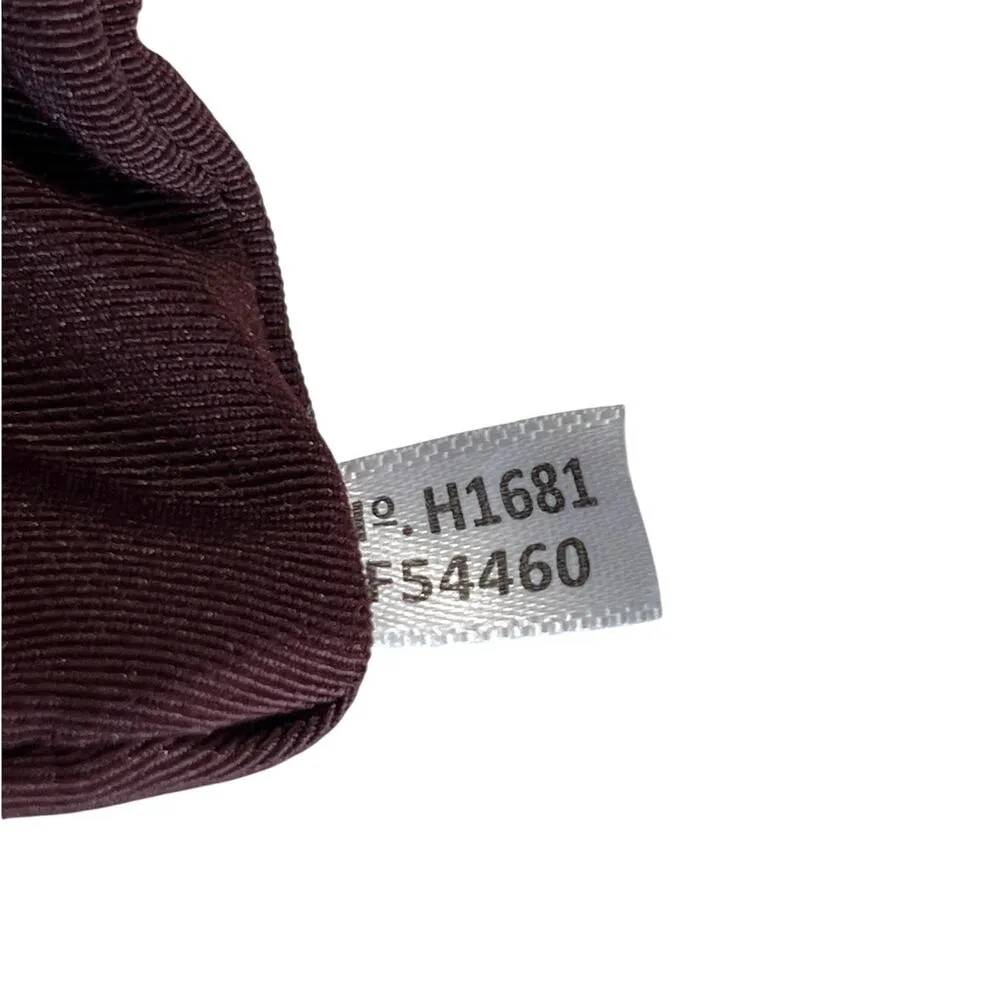 Coach Signature Brown Wrist Wallet Cream Sparkle Patent Leather Accents Hang Tag - Image 7