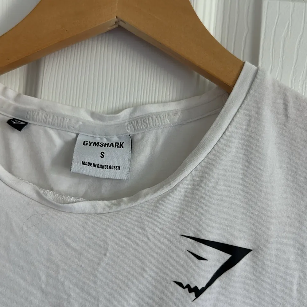 White GymShark T-Shirt - Image 2