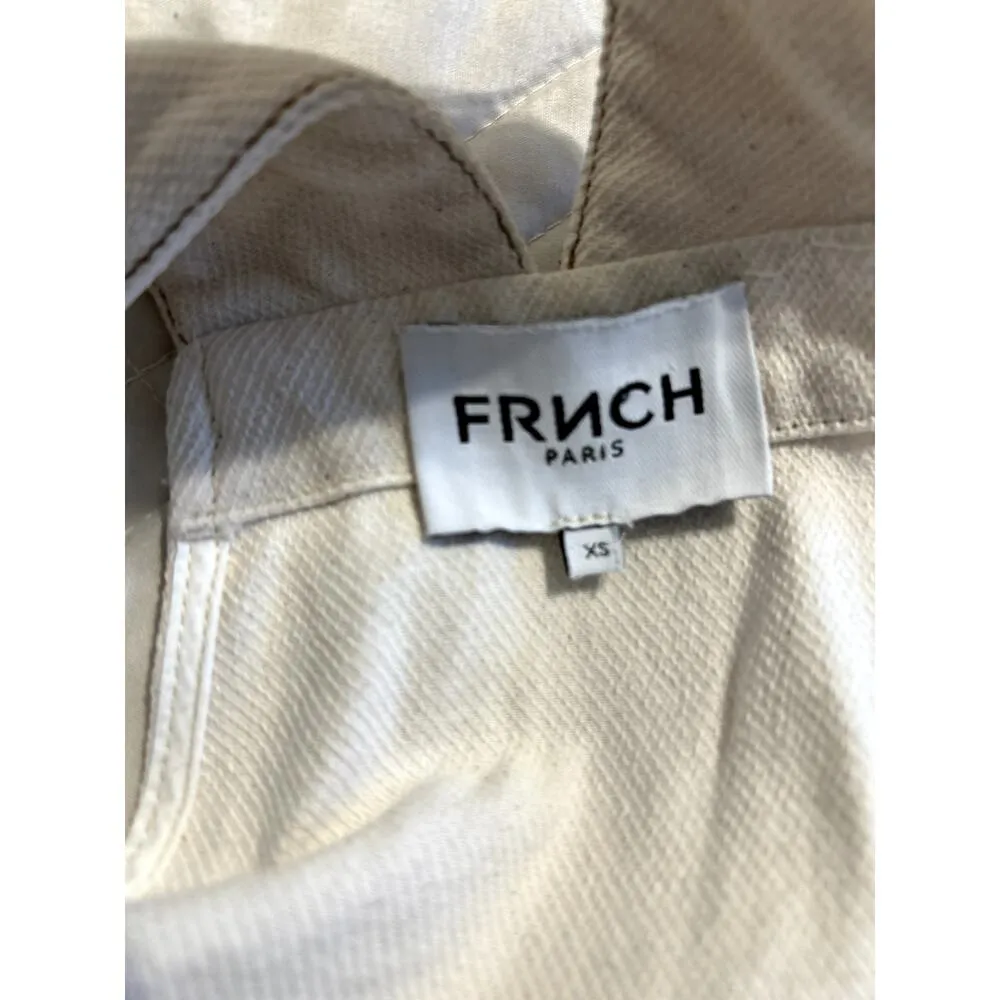 FRNCH Orlane Woven Romper, size X Small, size 0 - Image 5