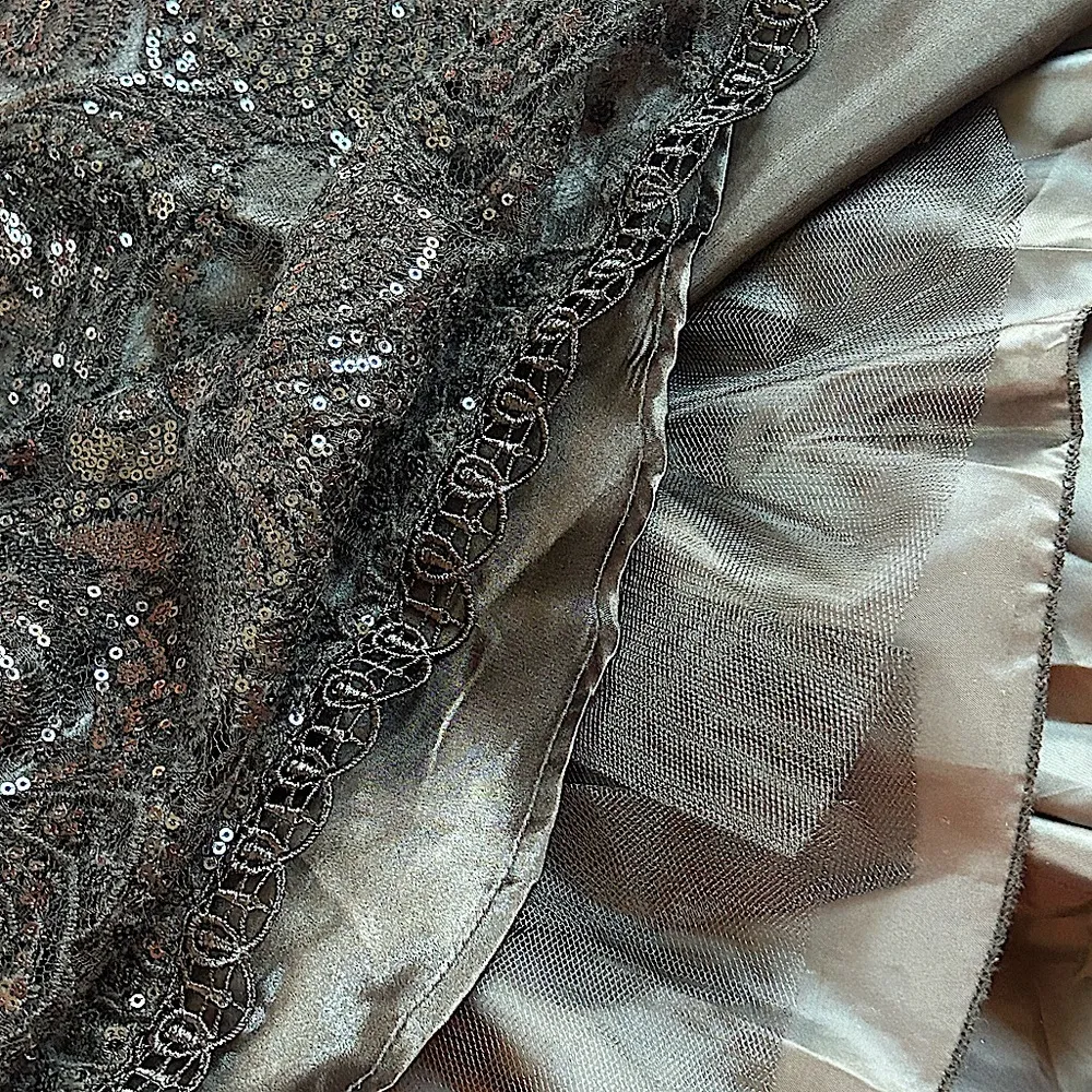 black lace, sequin, sexy glamorous Christmas party back cutout mini dress  NWT 7 - Image 8