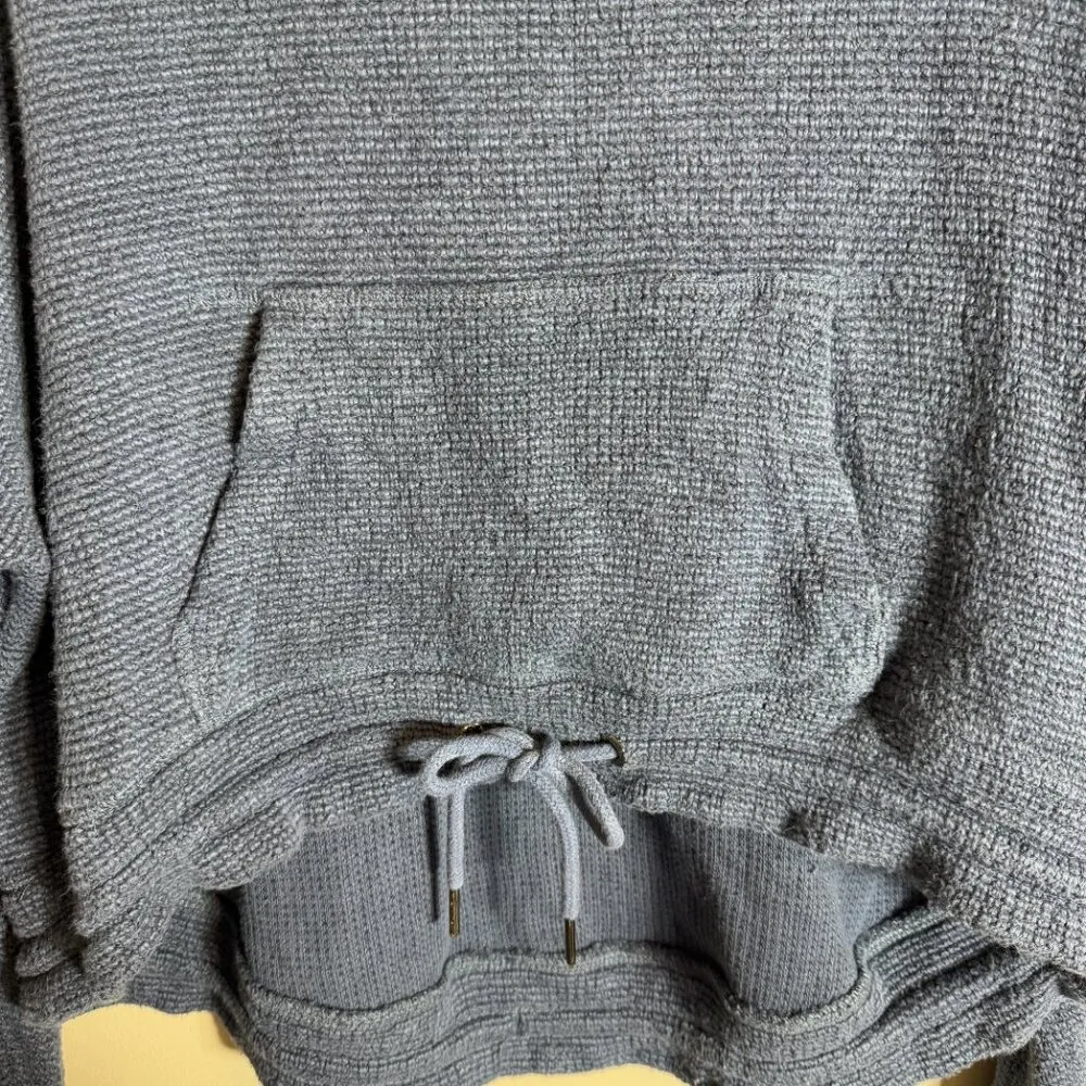 Sweaty Betty Bouclé Funnel Neck Sweatshirt Pullover Women's Medium 8-10 Blue - Image 8